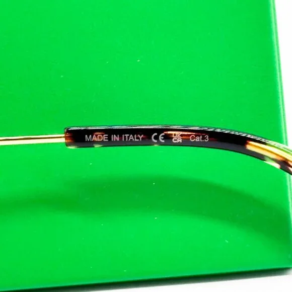 NEW BOTTEGA VENETA BV1241S 002 SUNGLASSES WOMEN HAVANA CAT EYE SUNGLASSES